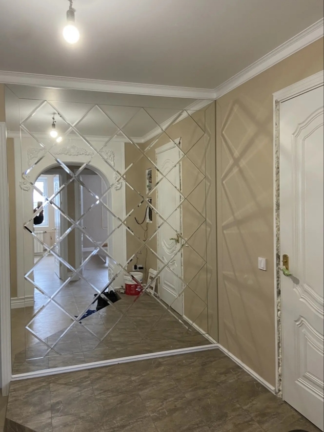 зеркальное панно на заказ